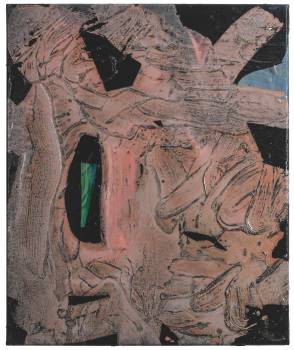 OHNE TITEL  1997, Öl auf Leinwand, 60 x 50 cm