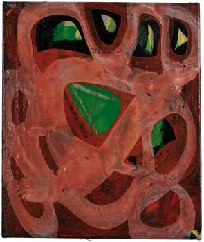 OHNE TITEL  1997, Öl auf Leinwand, 60 x 50 cm