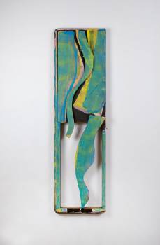 MATISSE 1990, Öl auf Holz, 136 x 48 x 7 cm