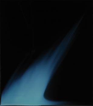 DAMMAR  2017, Dammar auf Plexi, 40 x 35 cm