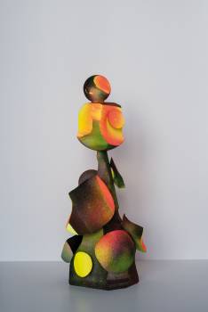 OBJEKT  2019, Styropor, Acryl, 51,5 x 21 x 22  cm