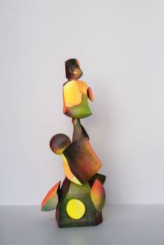 OBJEKT 2019, Styrofoam, Acrylic, 51,5 x 21 x 22 cm