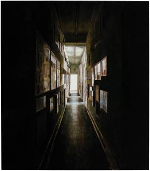 BILD  2017  Harzöllasur auf Holz  40 x 35 cm