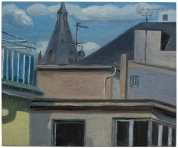 HOTEL, 2012, Öl auf Holz, 25 x 30 cm