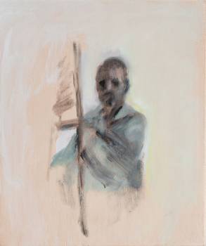 SPIEGEL, 2015, Öl auf Holz, 30 x 25 cm