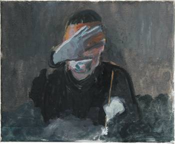 SELBST, 1999, Öl auf Leinwand, 24 x 30 cm