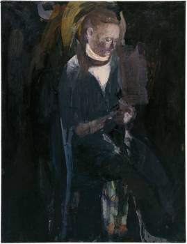 REGINA, 1985, Öl auf Leinwand, 100 x 80 cm