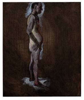 AKT, 2017, Öl auf Holz, 30 x 25 cm