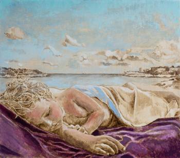 DAVID, 2018, Öl auf Holz, 35 x 40 cm