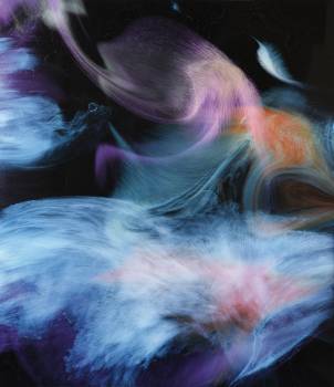 KIND, 2017, Epoxidharz auf Plexi, 150 x 130 cm