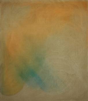 DAMMAR, 2017, Dammar auf Holz, 40 x 35 cm