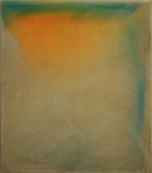 DAMMAR, 2017, Dammar auf Holz, 40 x 35 cm