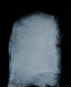 HILBERT I, 2015, Dammar auf Plexi, 30 x 24 cm