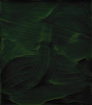 RÉUNION 0 B, 2006, Dammar auf Plexi, 50 x 57 cm083_