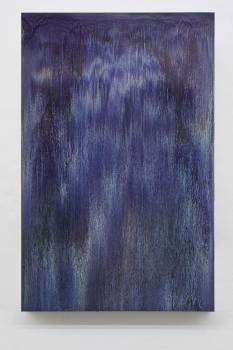 VIOLETT  (KARFREITAG) 2003 Dammar auf Holz 200 x 130 cm