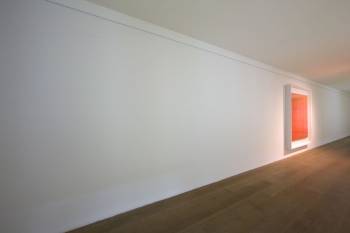 KOMPASS, 2005 - 2009, Westen, Osten (2005), Dammar auf MdF, 195 x 175 cm (mit Rahmen)