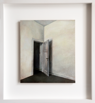 RAUM 2016 Resin oil glaze on wood 40 x 35 cm