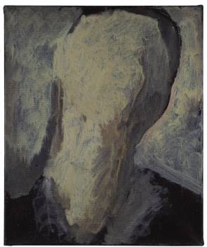 SELBST  1985 Öl auf Leinwand  45 x 37 cm 