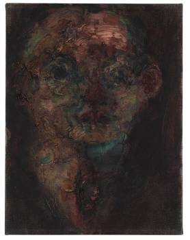 SELBST  1985 Öl auf Leinwand  45 x 35 cm 