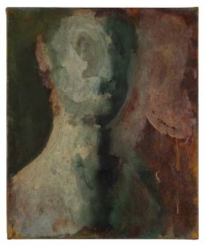 SELBST   1988  Öl auf Leinwand  45 x 35 cm 