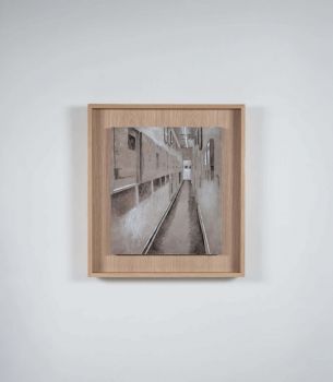 GANG    2023        Harzöllasur auf Holz            40 x 35 cm   