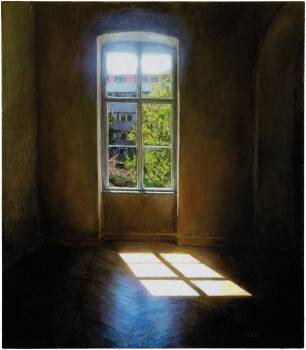 REQUIEM 2022  Harzöllasur auf Holz  40 x 35 cm