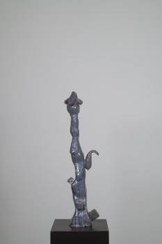 NAPOLEON, 2022, epoxy resin, acrylic, fimo, styrofoam, 89 x 19 x 16 cm