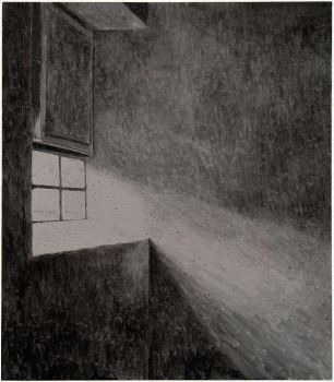 ATELIER CROQUIS  2023    Harzöllasur auf Holz    40 x 35 cm