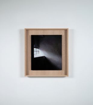 ATELIER   2023       Harzöllasur auf Holz            40 x 35 cm   