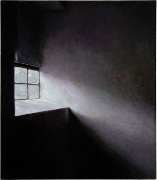 ATELIER 2023  Harzöllasur auf Holz  40 x 35 cm