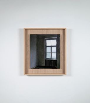 INTERIEUR    2023         Harzöllasur auf Holz            40 x 35 cm   