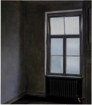 INTERIEUR 2023  Harzöllasur auf Holz  40 x 35 cm