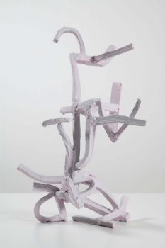 KONSTRUKTION 2022 Knetmasse , Epoxydharz, Acryl, Kreide, 50 x 24 x 30 cm 