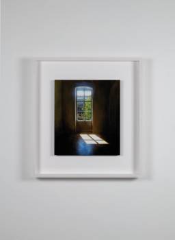 REQUIEM 2022  Harzöllasur auf Holz  40 x 35 cm