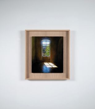 REQUIEM     2022         Harzöllasur auf Holz            40 x 35 cm   