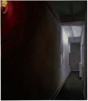 VERNUNFT 2023     Harzöllasur auf Holz     40 x 35 cm 